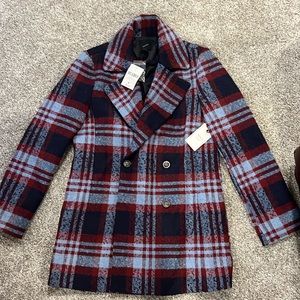 Forever 21 plaid coat
